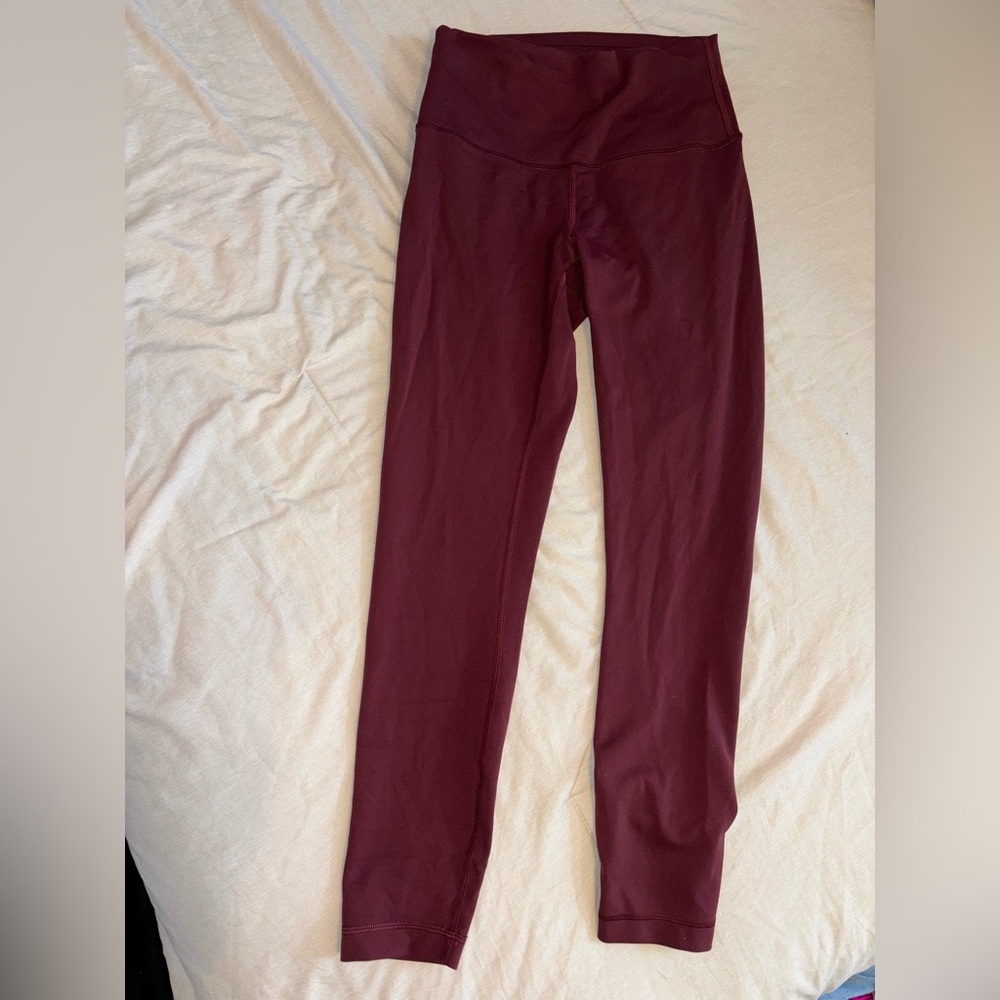 Red Merlot lulu leggings